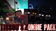 Tissou's zombies look somewhat more like turned player characters (Image via Mojang)